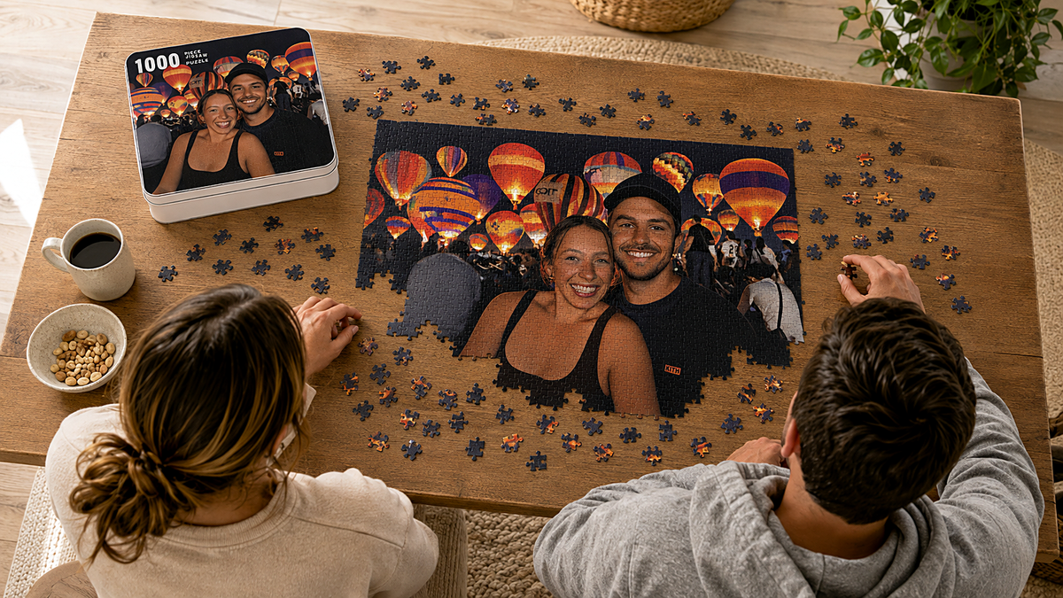 Custom photo puzzle