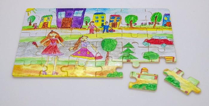 Personalized 30 Piece Wooden Puzzle
