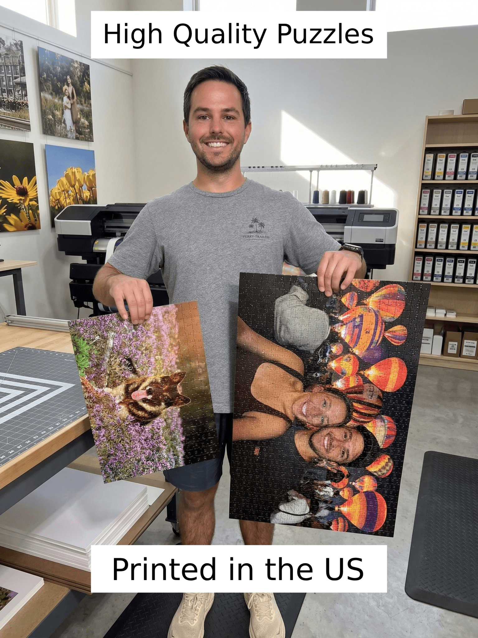 Custom Puzzles Printed in the US