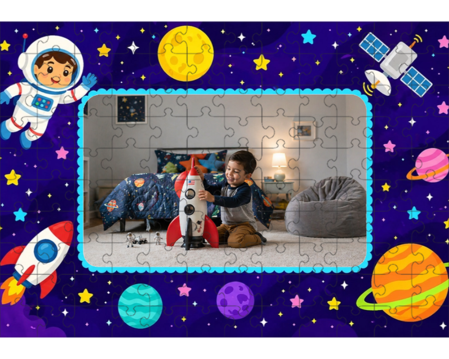 120 Piece Custom Space Puzzle