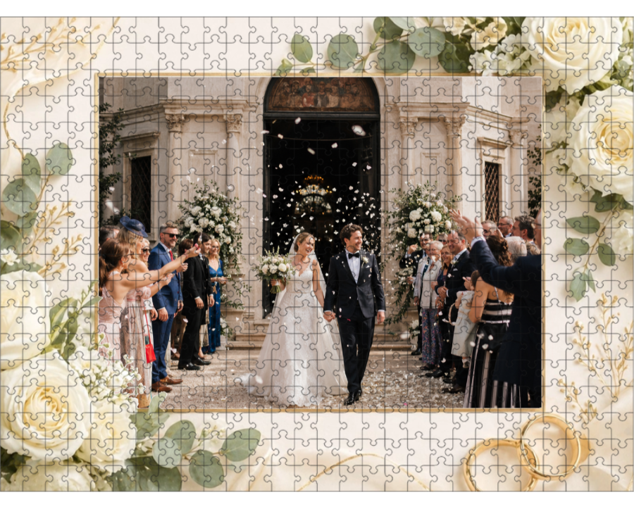 500 Piece Custom Wedding Puzzle