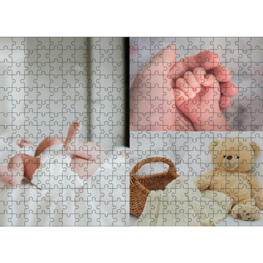 Custom Collage Puzzle - 3 Photos