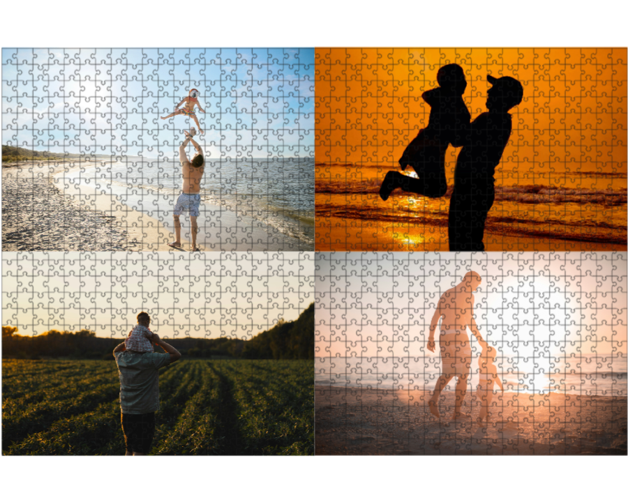 Custom Collage Puzzle - 4 Photos