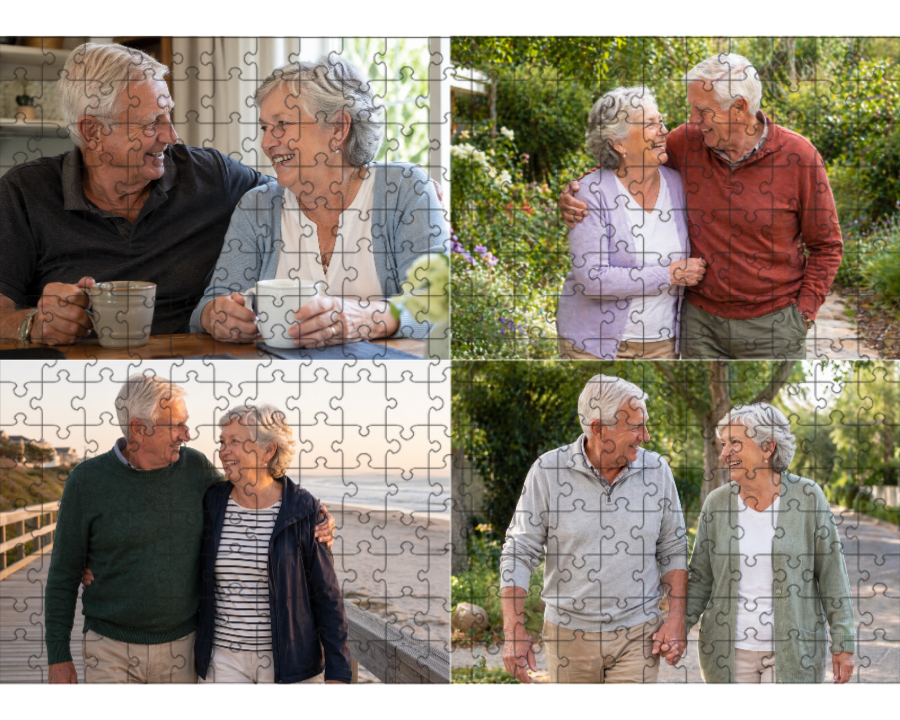 Custom Collage Puzzle - 4 Photos