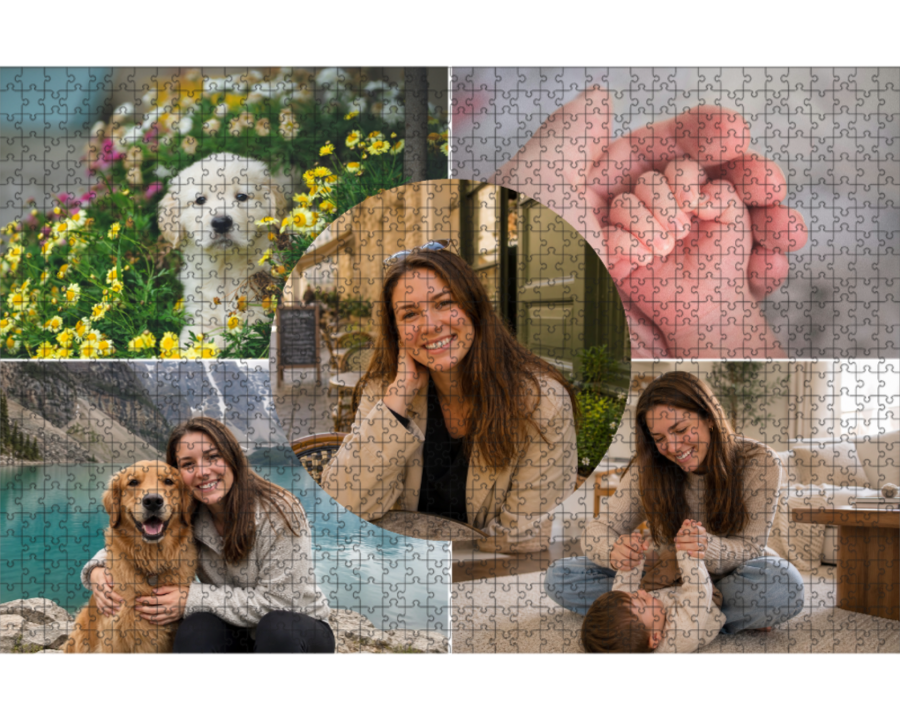 Custom Collage Puzzle - 5 Photos