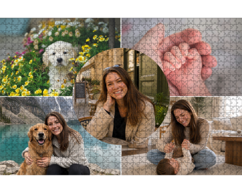 Custom Collage Puzzle - 5 Photos