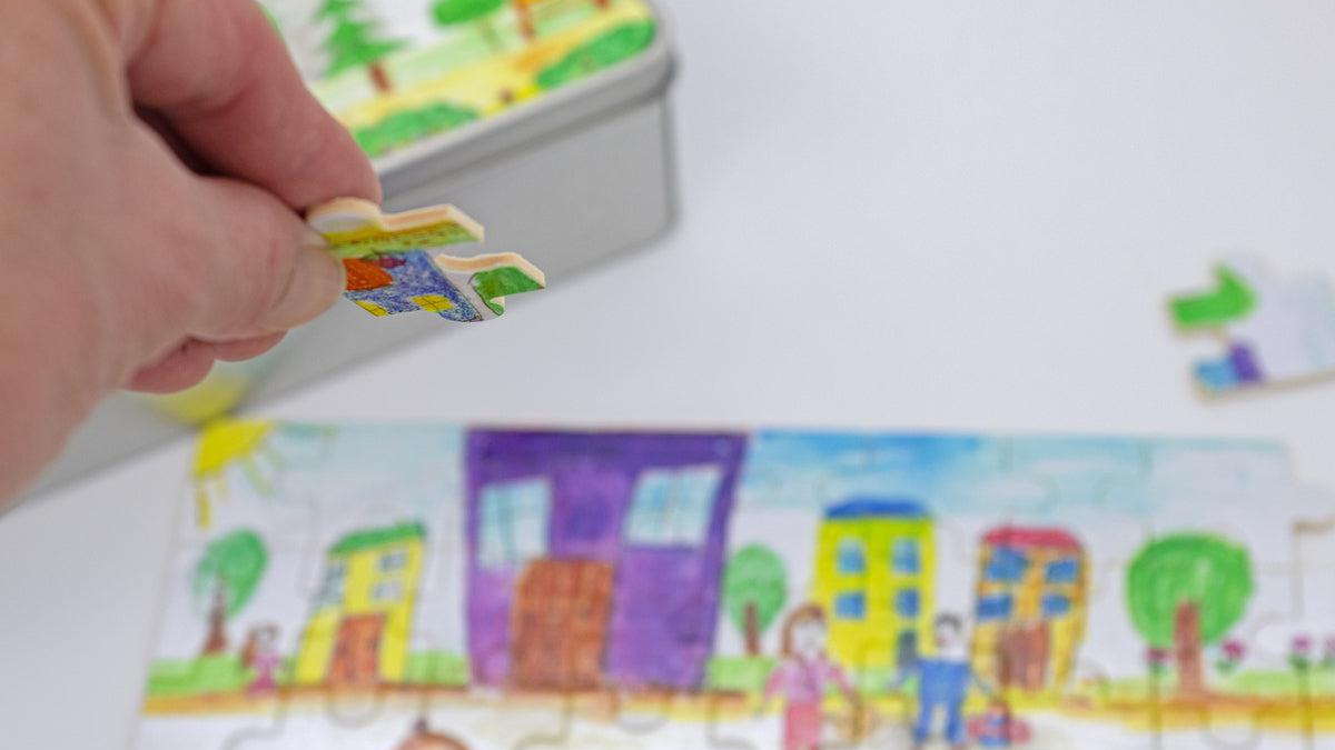 Custom photo puzzle