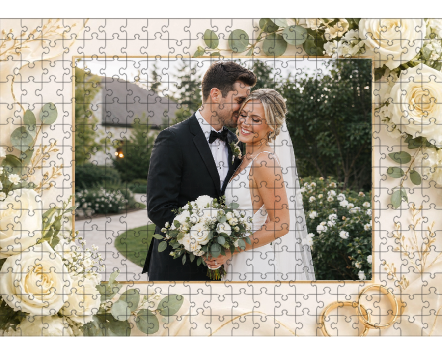 315 Piece Custom Wedding Puzzle