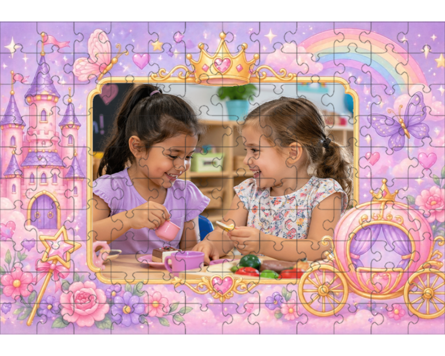 120 Piece Custom Princess Puzzle