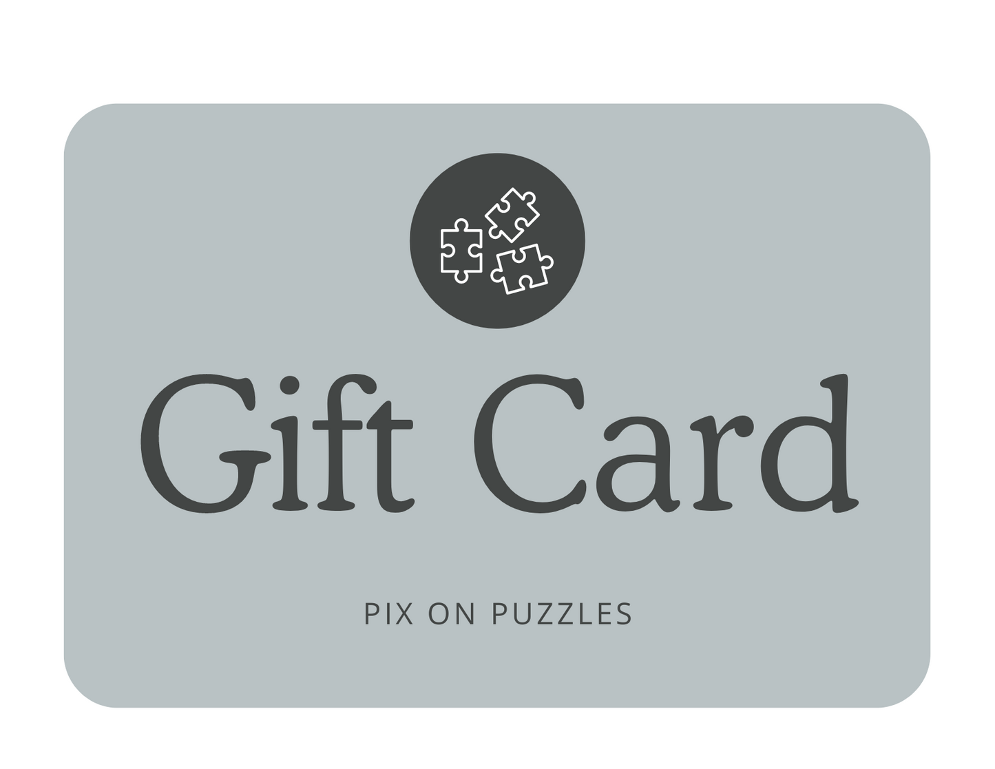 Pix on Puzzles Gift Card