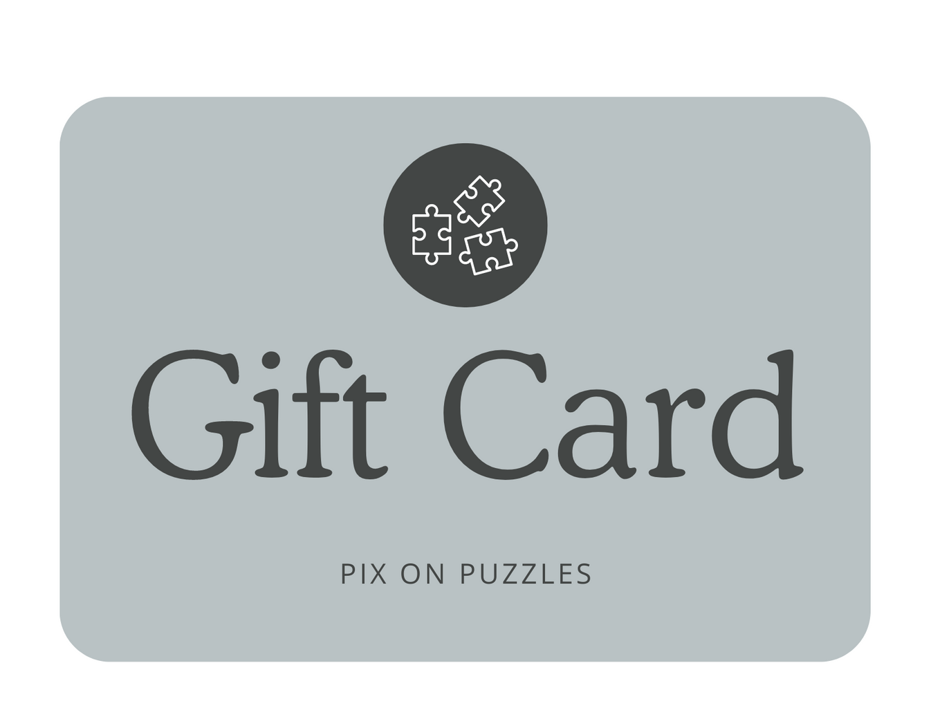 Pix on Puzzle Gift Card Great for the Holiday Season Shop Now Pix